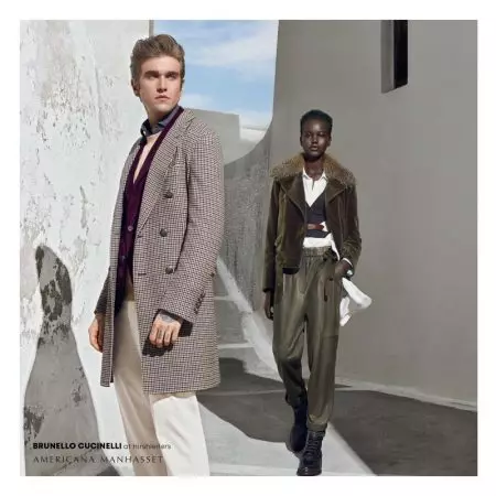 Adut Akech Jets ke Greece untuk Kempen Americana Manhasset Fall 2018