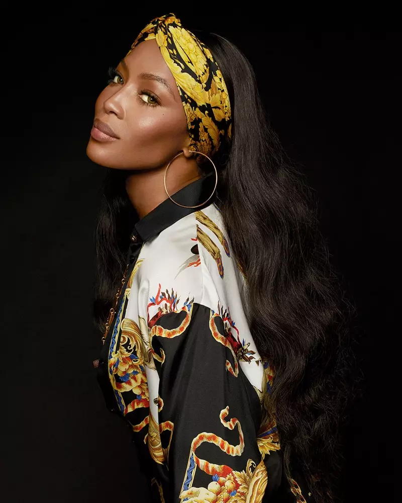 Naomi Campbell | Versace Fashion Editorial | Pokrowiec S Moda