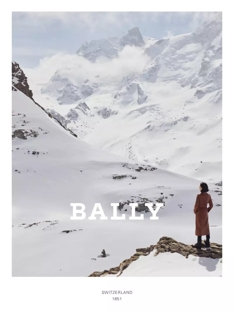 Bally establece la campaña otoño-invierno 2019 en las montañas suizas