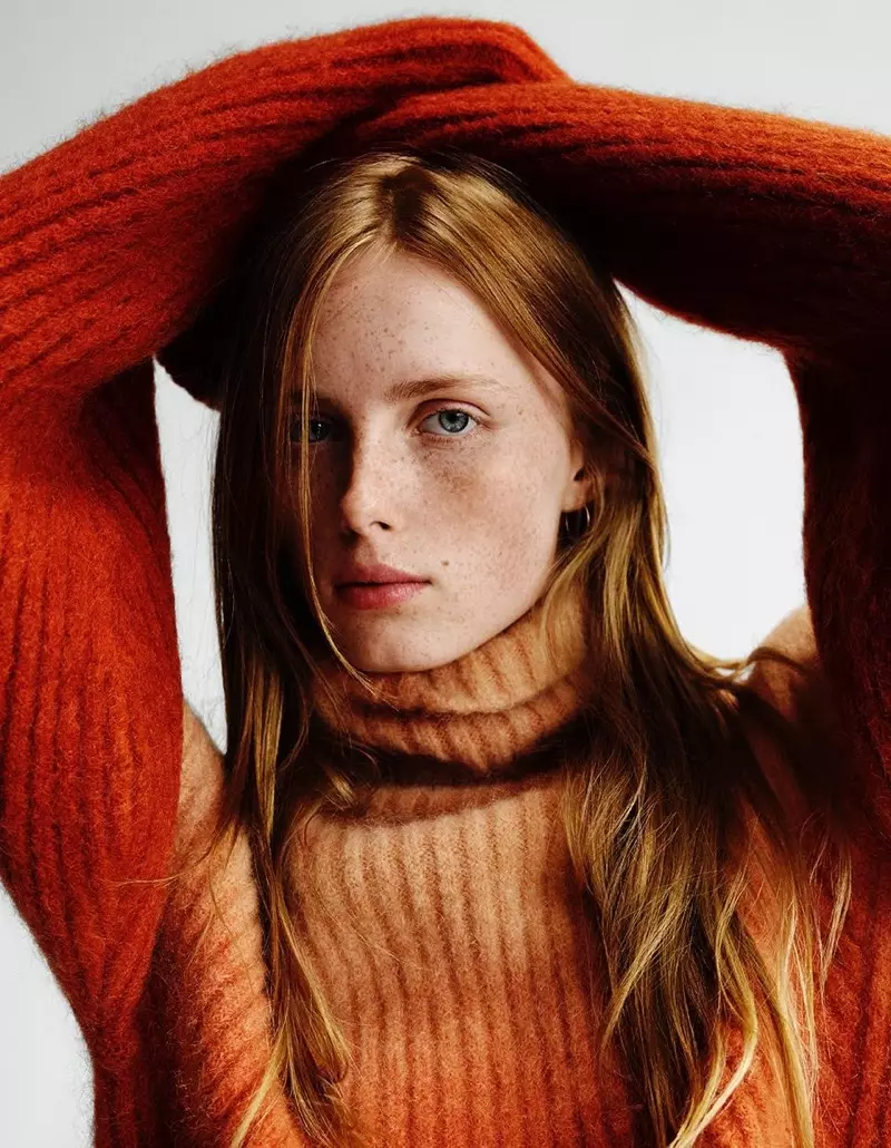 Rianne van Rompaey membintangi editorial H&M musim luruh 2015