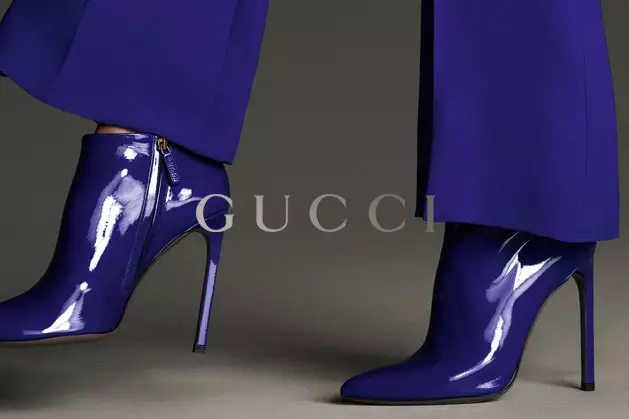 Nyota wa Kampeni ya Gucci's Spring 2013 Anja Rubik na Karmen Pedaru na Mert & Marcus