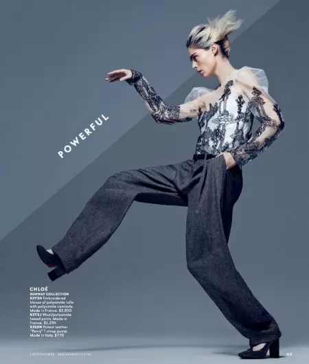 Coco Rocha, Soo Joo Park Front Neiman Marcus 'Art of Fashion' herfs 2017 veldtog
