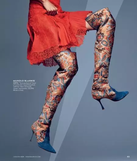 Coco Rocha, Soo Joo Park Front Neiman Marcus 'Art of Fashion' Campanha Outono 2017