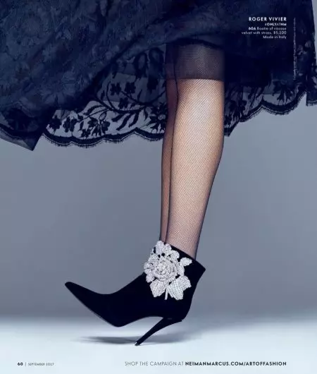 Coco Rocha, Soo Joo Park Front Neiman Marcus 'Art of Fashion' Fall 2017 Campaign