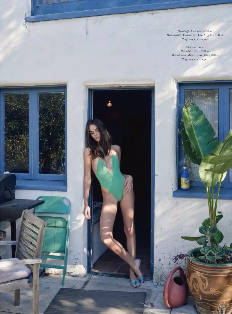 Zuzanna swimsuitek kesk ji ASOS model dike