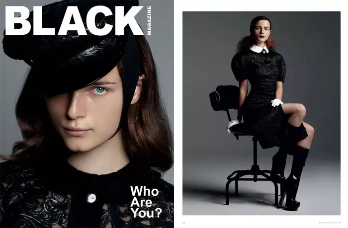 Anna de Rijk naPaul Empson muLouis Vuitton yeBlack Magazine #15