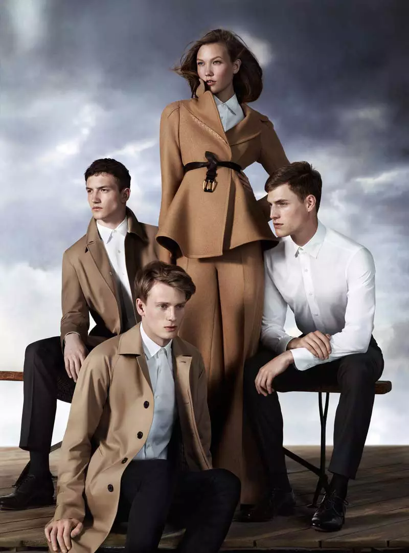 Aquascutum Fall 2010 кампанит ажил | Карли Клосс, Вилли Вандерперре