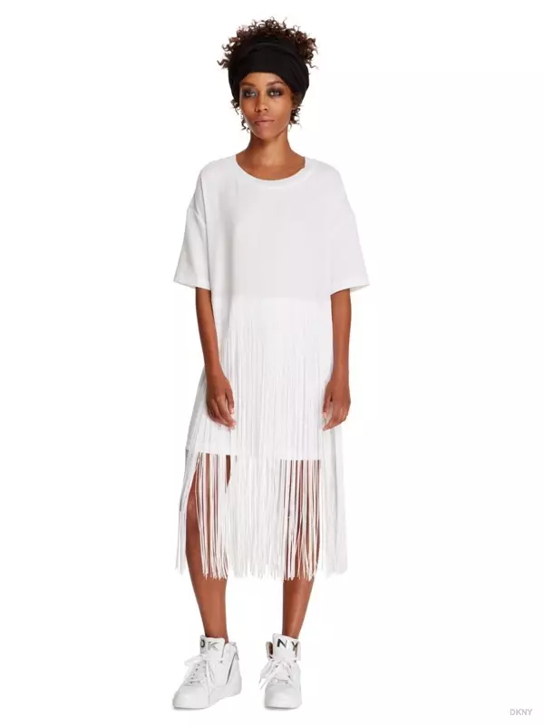 DKNY Fringe Tunika ruha