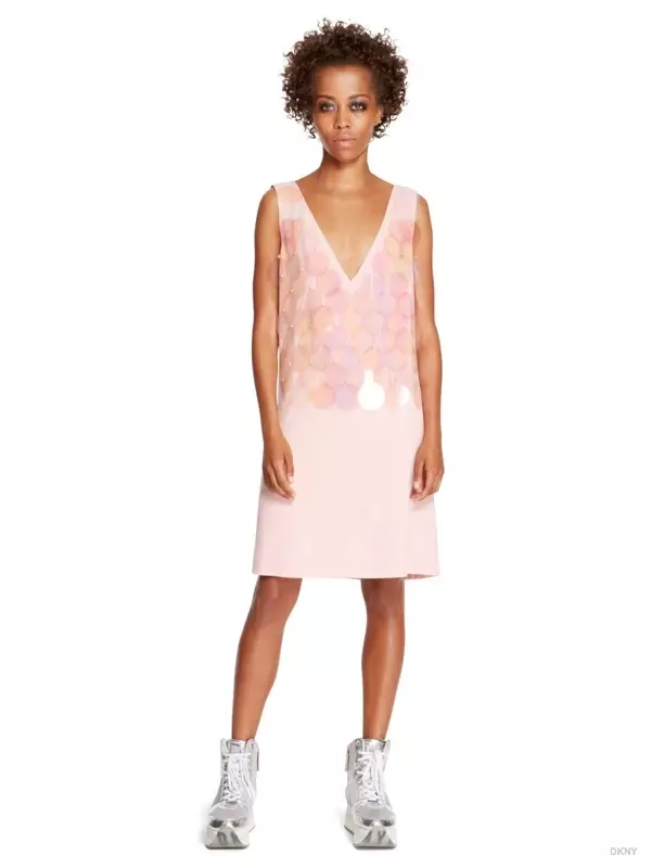 DKNY Paillette Shift Dress