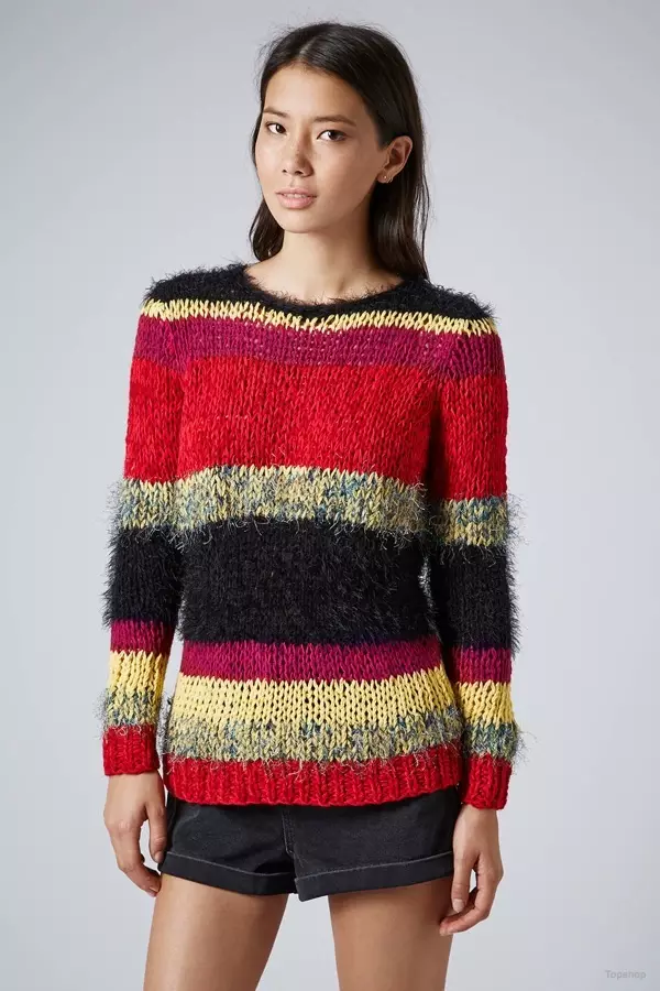 Jumper Festival Yarn Mixed ayaa laga heli karaa Topshop $116.00