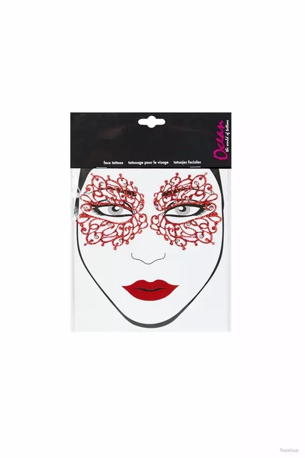 Halloween Mask Face Sticker