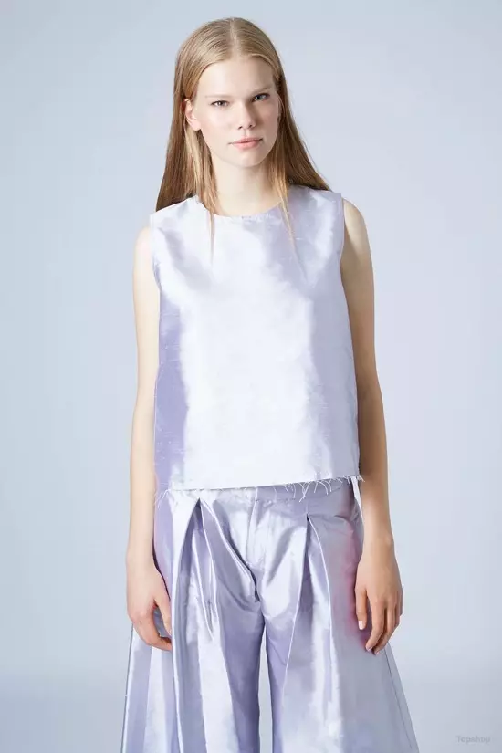 Silk Taffeta Vest Top dening Marques'Almeida X Topshop