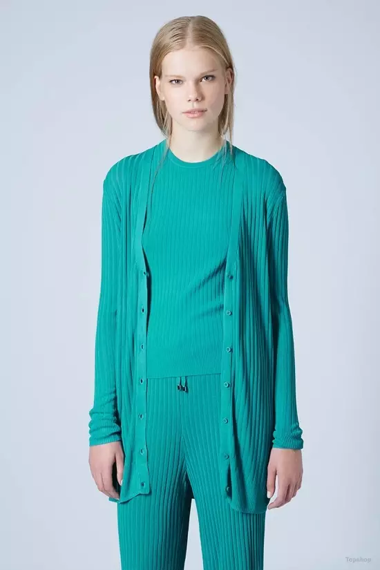 Relaxed Ribbed Cardigan by Marques'Almeida X Topshop