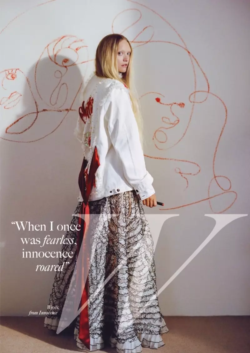 Gemma Ward nosi čudne stilove za Glass Magazine