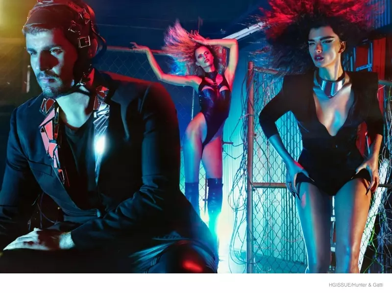 Crystal Renn joue un vampire sexy dans HGIssue par Hunter & Gatti