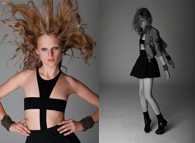 Hanne Gaby Odiele od Tigrea Escobara za kampanju Estebana Cortazara u Exitou