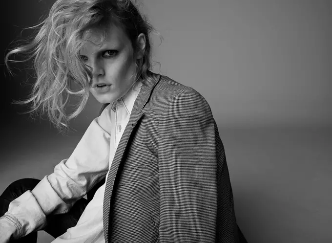 Hanne Gaby Odiele od Tigre Escobar pre kampaň Esteban Cortazar con Exito