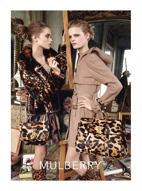 Feachtas Mulberry Fall 2010 | Mainistir Lee Kershaw & Hanne Gaby Odiele le Steven Meisel