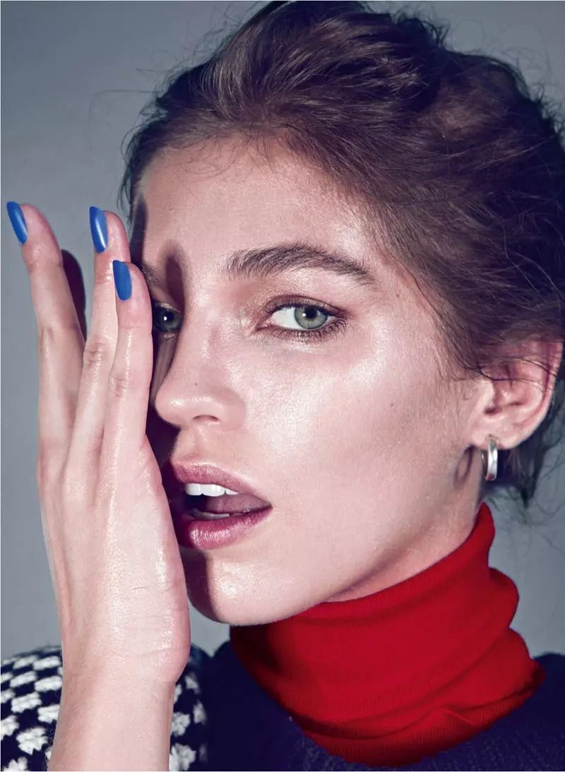 Samantha Gradoville poseert voor Koray Birand in Harper's Bazaar, Turkije, januari 2013