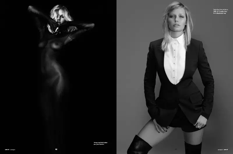 Lara Bingle para sa Oyster #91 ni Stephen Ward & Georges Antoni