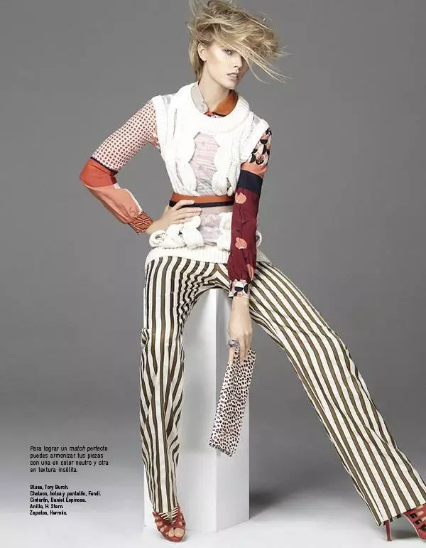 Maryna Linchuk oleh David Roemer untuk El Libro Amarillo S/S 2012