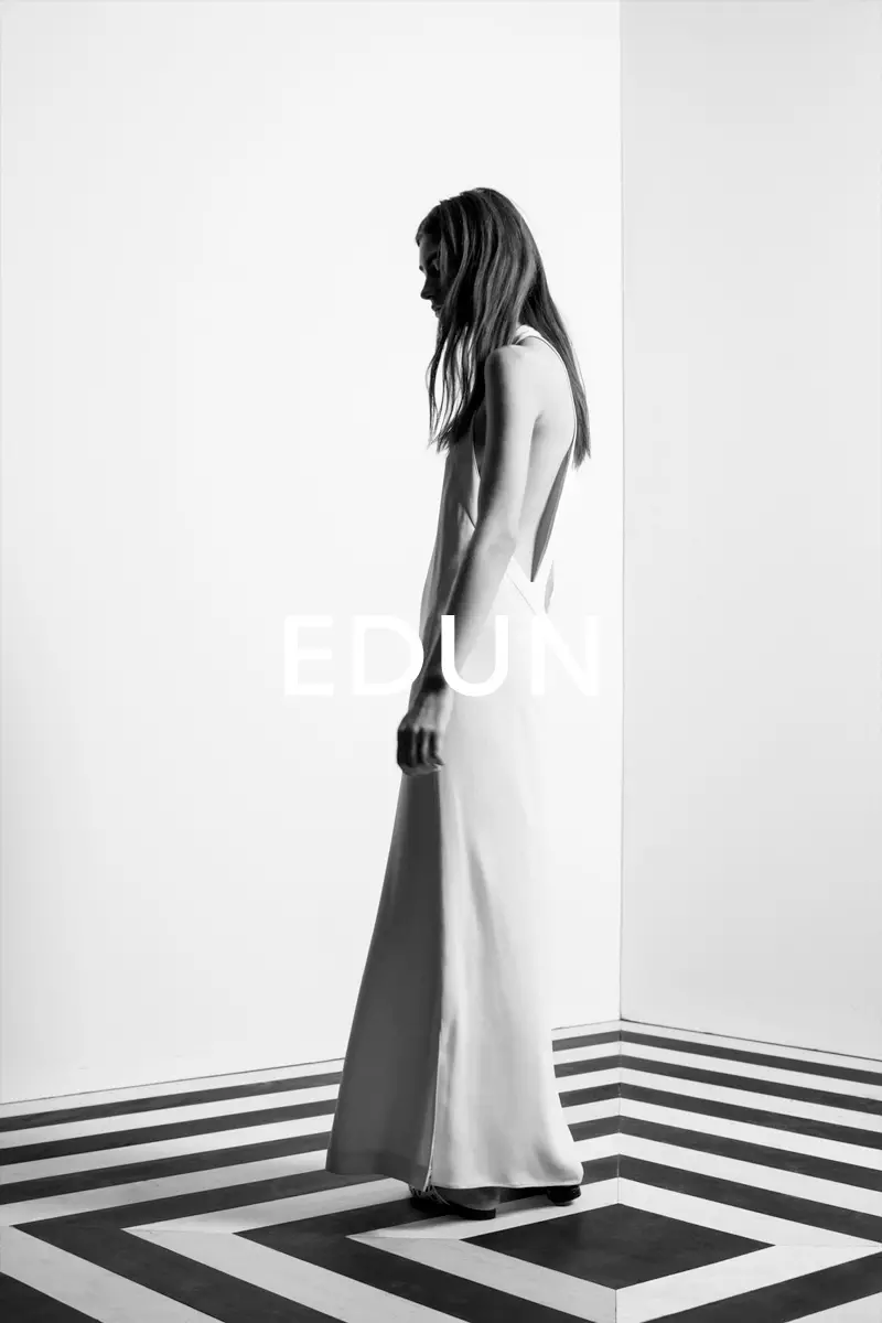 Marine Deeleuw Stars sa Edun Spring/Summer 2014 Campaign