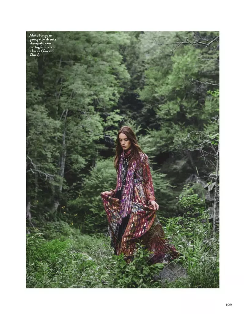 Jenia Ierokhina Hnav Dreamy Bohemian Style rau Grazia Ltalis