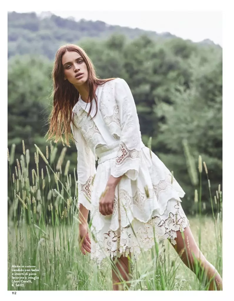 Jenia Ierokhina O Apara Dreamy Bohemian Style bakeng sa Grazia Italy