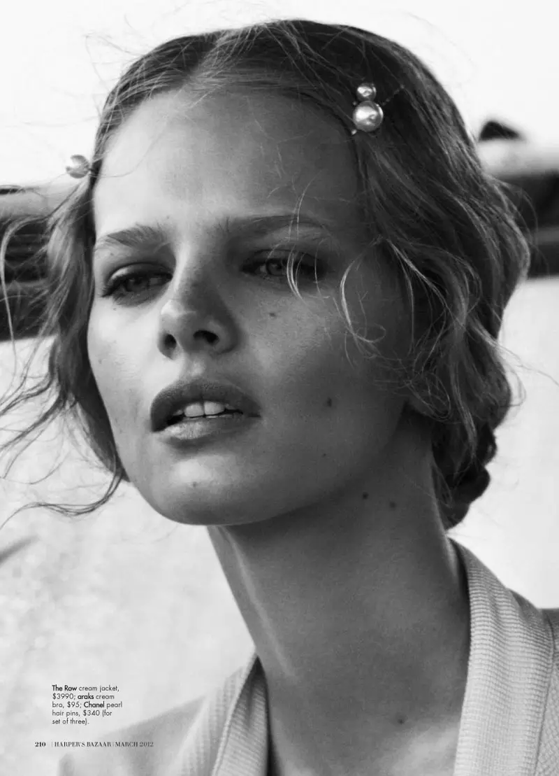 Will Davidsonin Marloes Horst elokuvalle Harper's Bazaar Australia maaliskuuta 2012