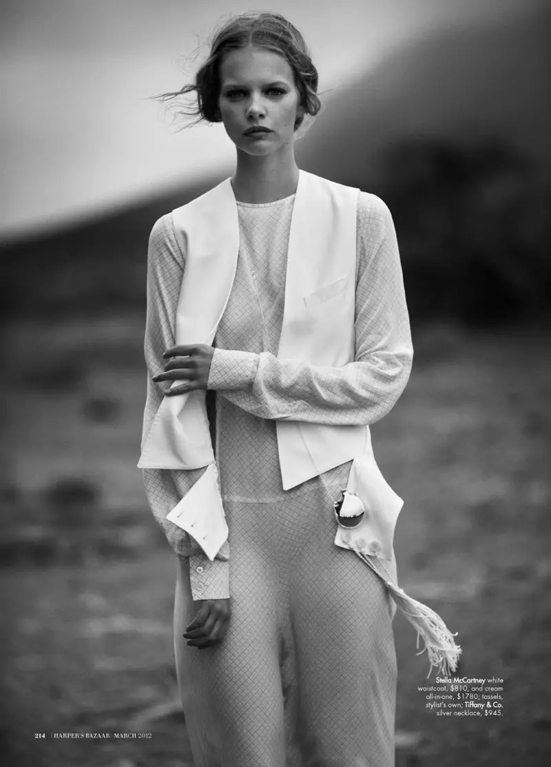 Marloes Horst dening Will Davidson kanggo Harper's Bazaar Australia Maret 2012