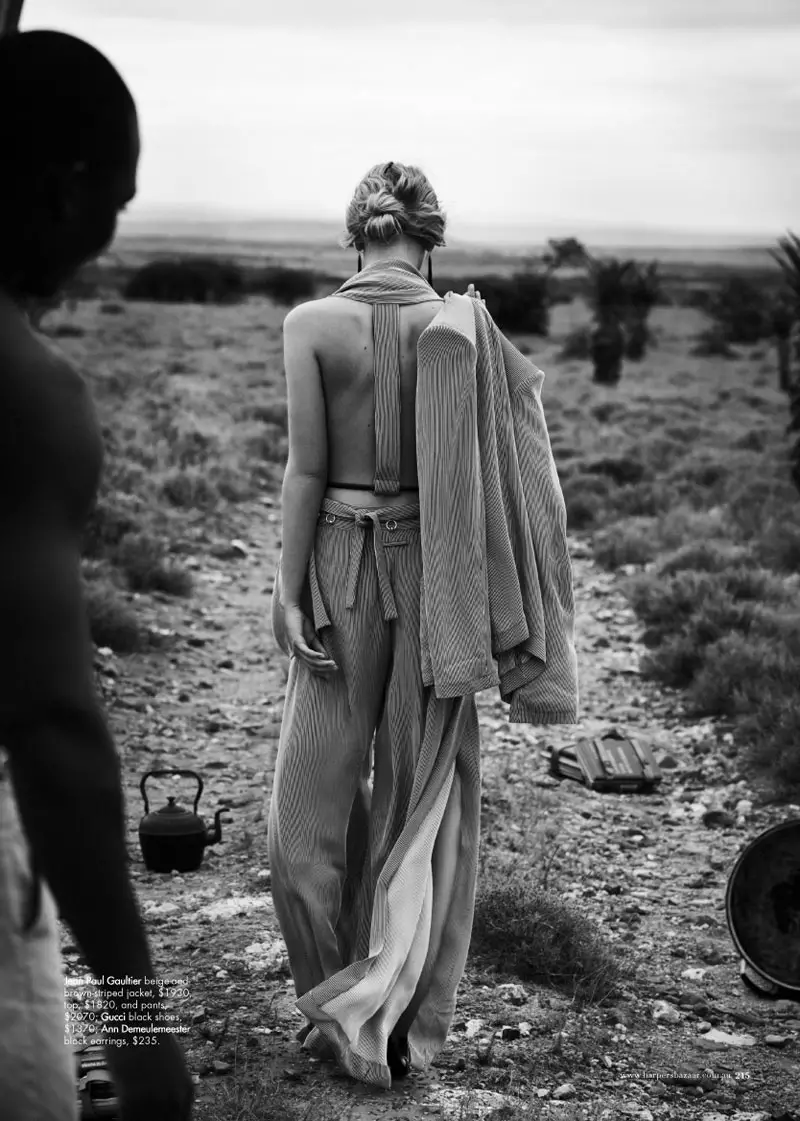 Will Davidsonin Marloes Horst elokuvalle Harper's Bazaar Australia maaliskuuta 2012