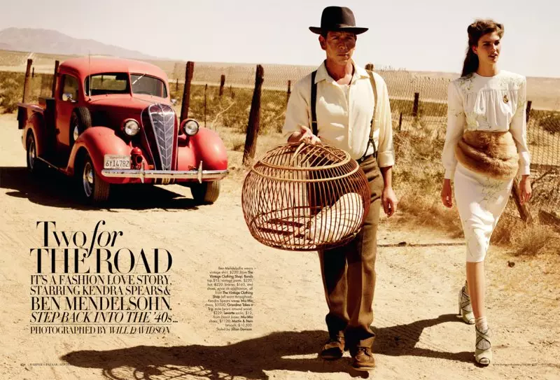 Kendra Spears dening Will Davidson kanggo Harper's Bazaar Australia