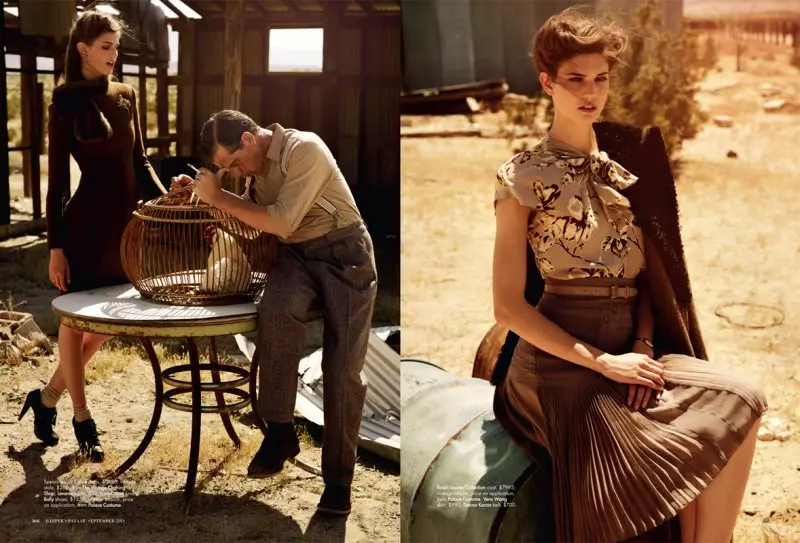 Kendra Spears na Will Davidson kwa Harper's Bazaar Australia