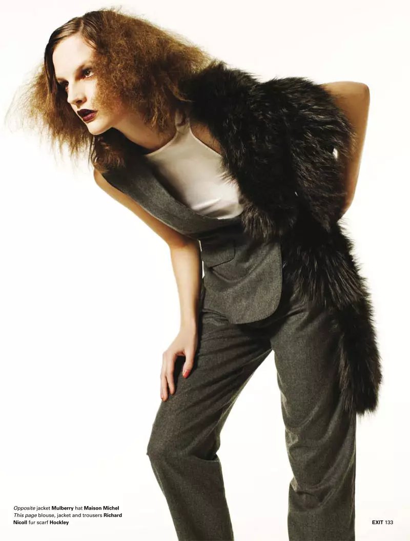 Sara Blomqvist pour Exit F/W 2010 par Willem Jaspert