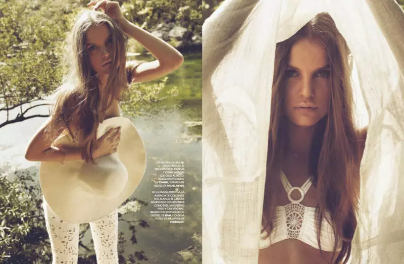 Regina Feoktistova troch David Roemer foar Marie Claire Spain June 2011