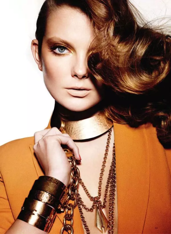 Eniko Mihalik de Ben Hassett por Harper's Bazaar Usono marto 2011