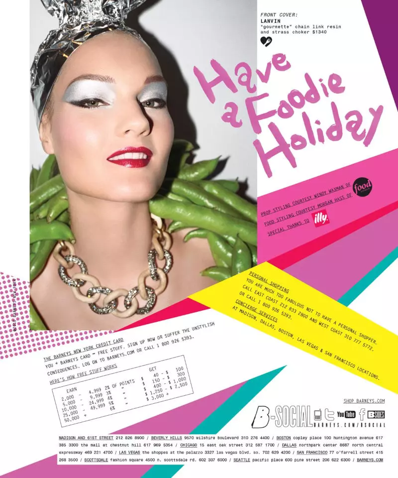 Kirsi Pyrhonen fun Barneys Holiday 2010 Catalog nipasẹ Magnus Unnar