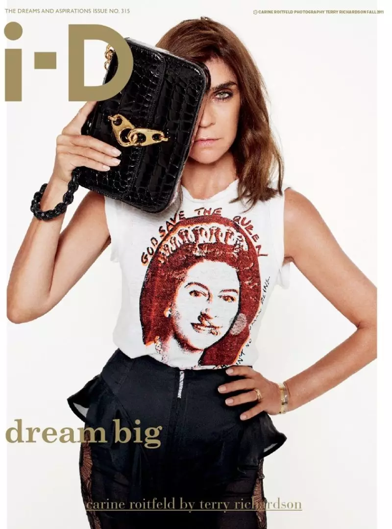 Lara Stone, Abbey Lee Kershaw, Fei Fei Sun e Carine Roitfeld Cover i-D Autunno 2011