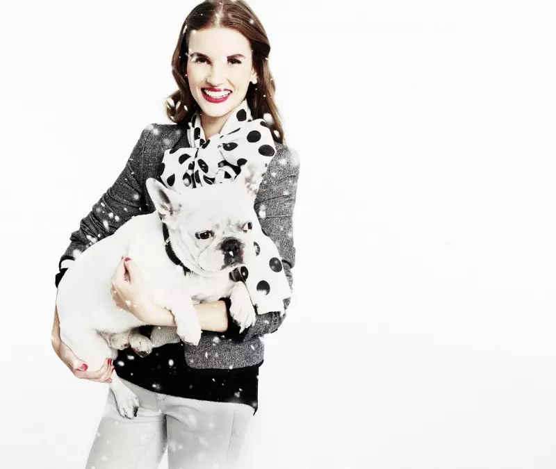 Giedre Dukauskaite de David Dunan para Blanco Christmas Campaign