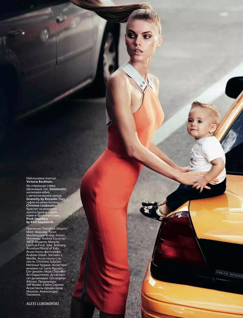 Maryna Linchuk, Aleksi Lubomirski tərəfindən Vogue Russia May 2012