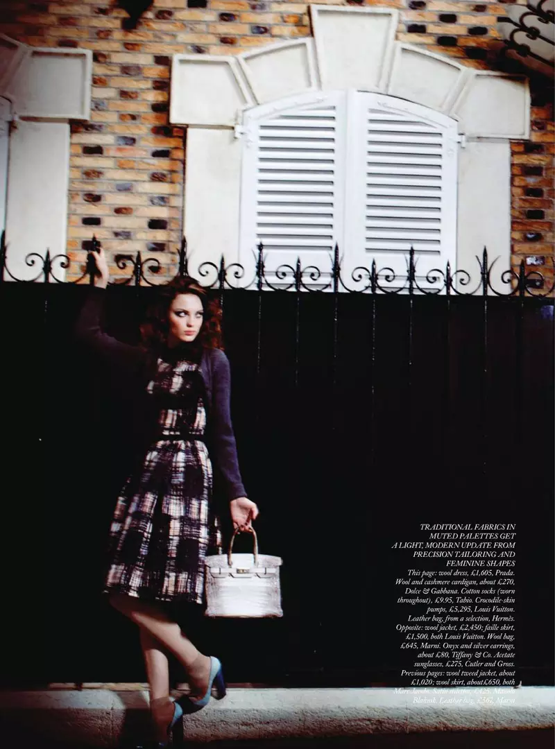 Serge Leblonin Naty Chabanenko Harper's Bazaar UK:lle syyskuuta 2010