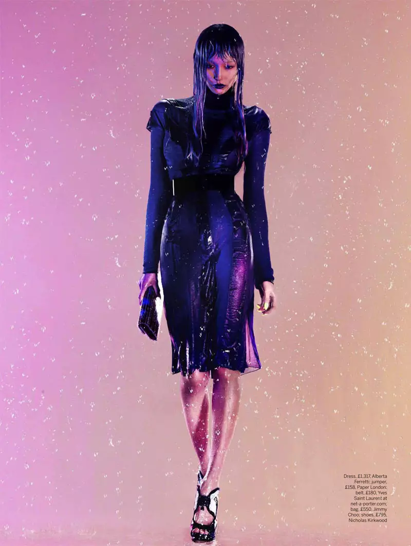 Ο John-Paul Pietrus Captures Purple Rain για το περιοδικό Stylist A/W 2012