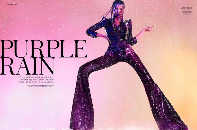 Ο John-Paul Pietrus Captures Purple Rain για το περιοδικό Stylist A/W 2012