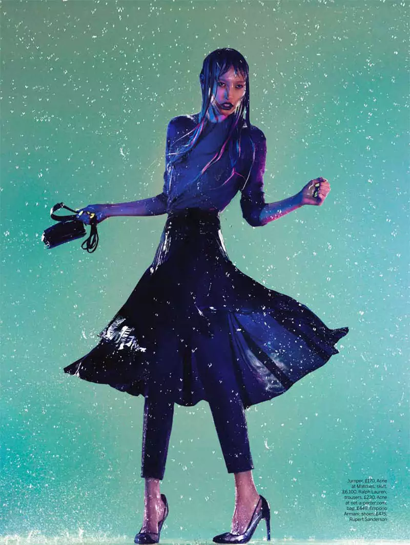 Ο John-Paul Pietrus Captures Purple Rain για το περιοδικό Stylist A/W 2012