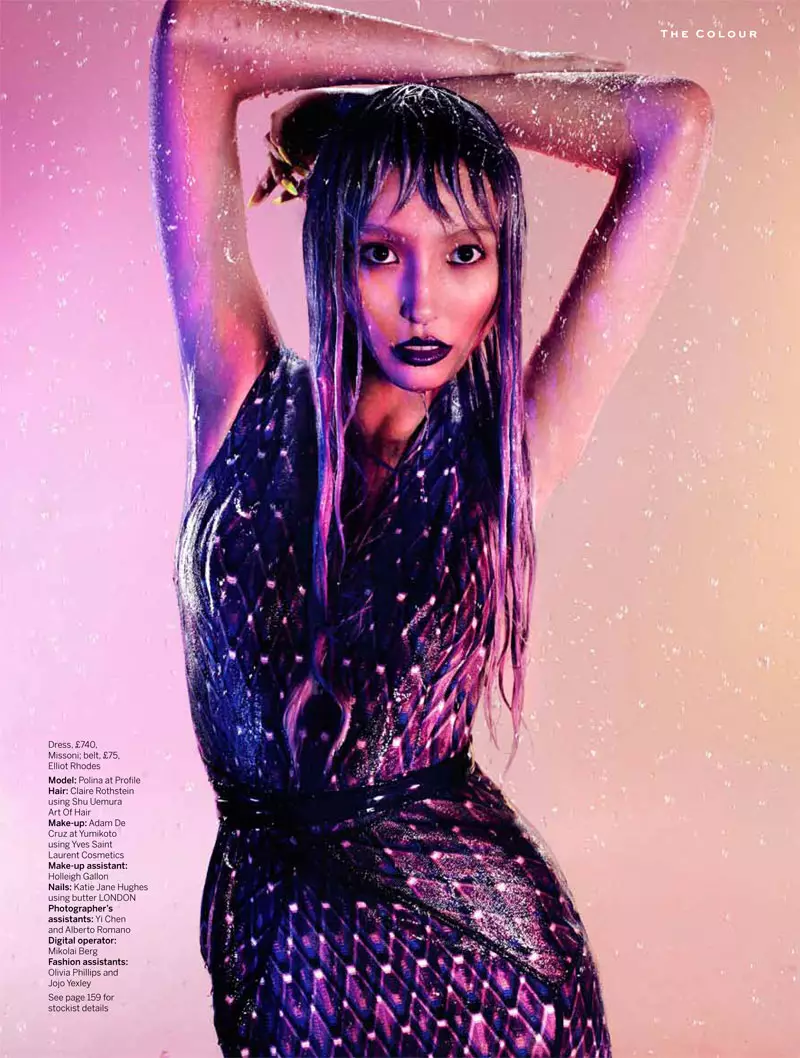 Ο John-Paul Pietrus Captures Purple Rain για το περιοδικό Stylist A/W 2012