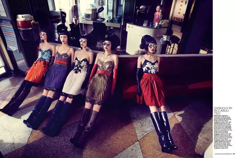 Gan Lenses Shanghai Beauties pre Harper's Bazaar Singapur september 2012