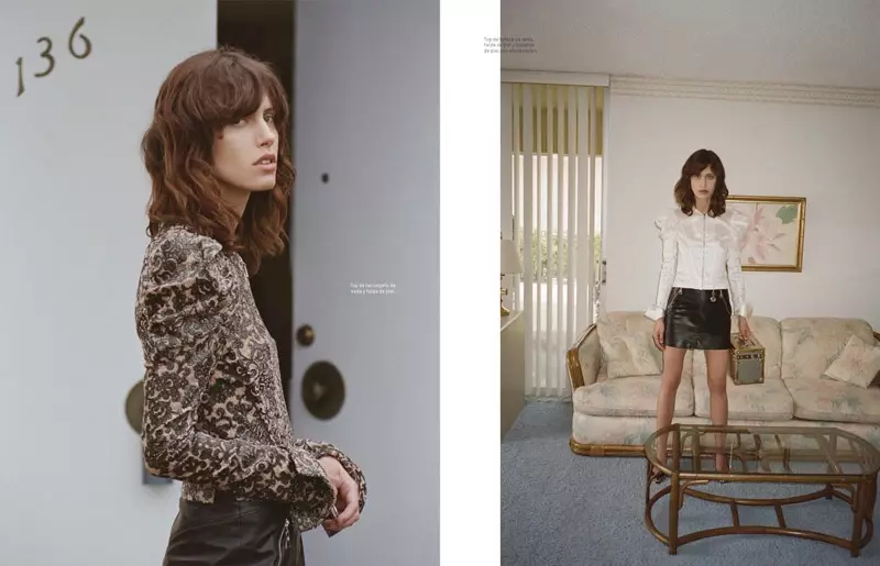 Lorelle Rayner Sanye da Louis Vuitton don Labarin Rufe na Satumba na L'Officiel na Mexico