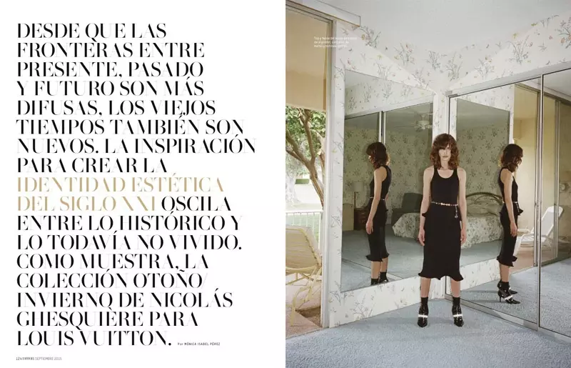 Lorelle Rayner draagt Louis Vuitton voor L'Officiel Mexico's September Cover Story