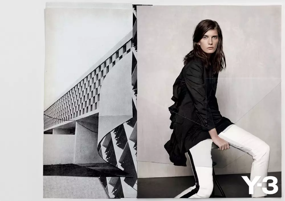 Valerija Kelava ສໍາລັບ Y-3 Spring 2012 Campaign ໂດຍ Collier Schorr