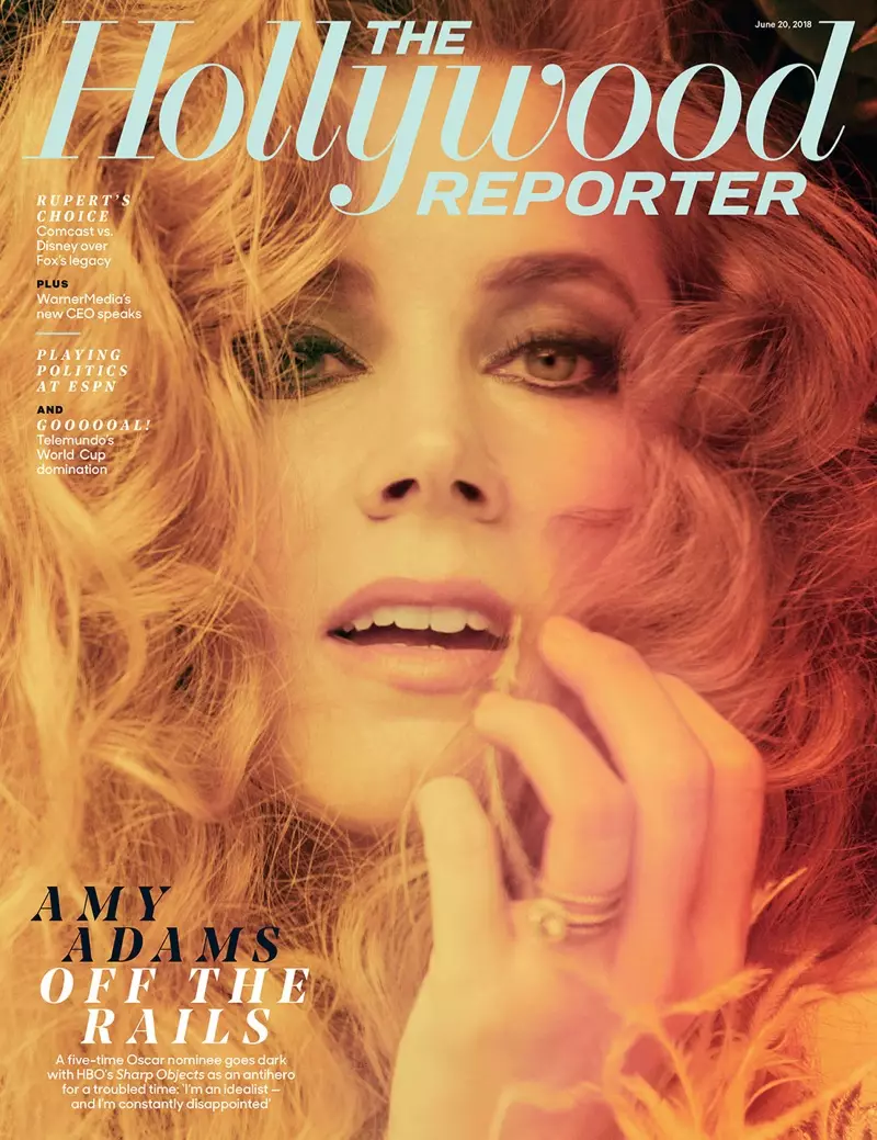 Amy Adams op The Hollywood Reporter 20 Junie 2018 Voorblad